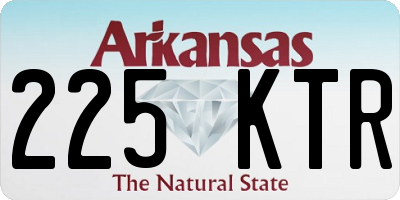 AR license plate 225KTR