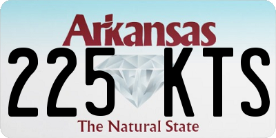 AR license plate 225KTS
