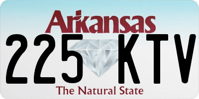 AR license plate 225KTV