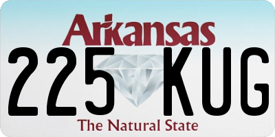 AR license plate 225KUG
