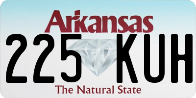 AR license plate 225KUH