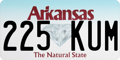 AR license plate 225KUM