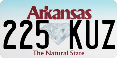 AR license plate 225KUZ