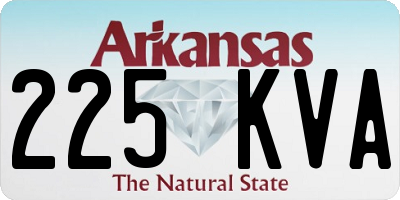 AR license plate 225KVA