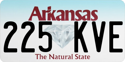 AR license plate 225KVE