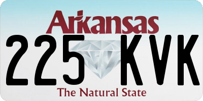 AR license plate 225KVK