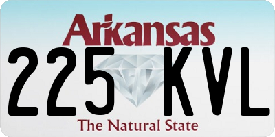 AR license plate 225KVL