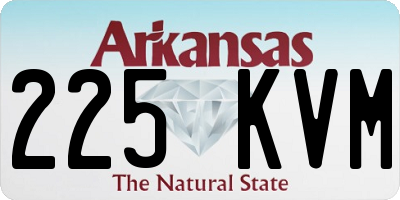 AR license plate 225KVM
