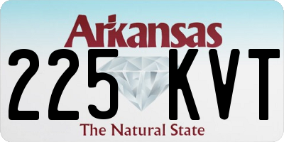 AR license plate 225KVT