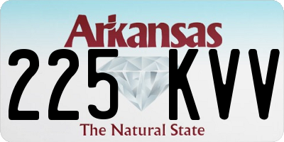 AR license plate 225KVV