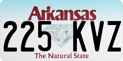 AR license plate 225KVZ