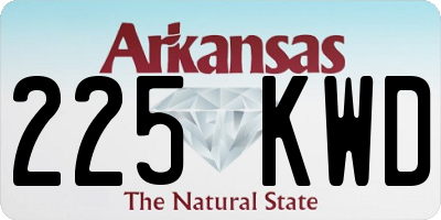 AR license plate 225KWD