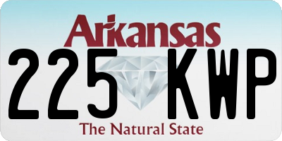 AR license plate 225KWP