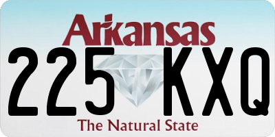 AR license plate 225KXQ