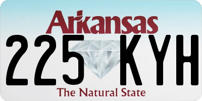 AR license plate 225KYH