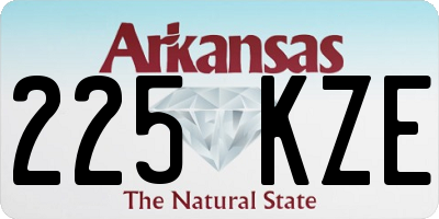 AR license plate 225KZE