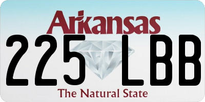 AR license plate 225LBB