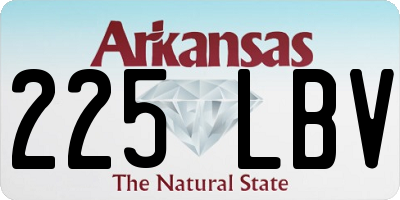 AR license plate 225LBV