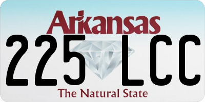 AR license plate 225LCC