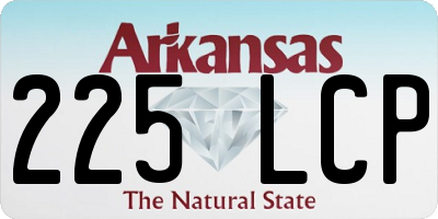 AR license plate 225LCP