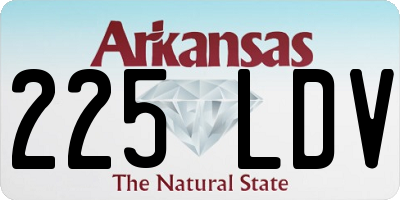 AR license plate 225LDV