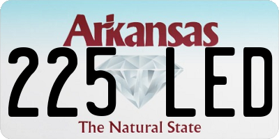 AR license plate 225LED