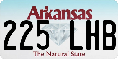 AR license plate 225LHB