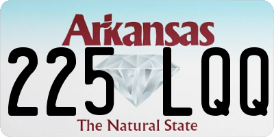 AR license plate 225LQQ