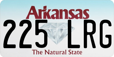 AR license plate 225LRG