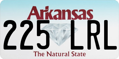 AR license plate 225LRL