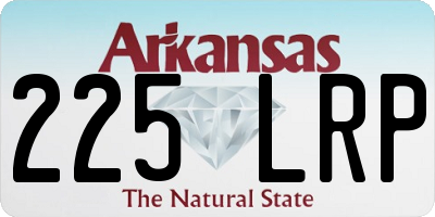 AR license plate 225LRP