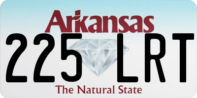 AR license plate 225LRT