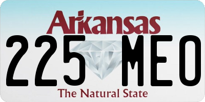 AR license plate 225MEO