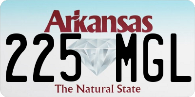 AR license plate 225MGL