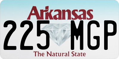 AR license plate 225MGP