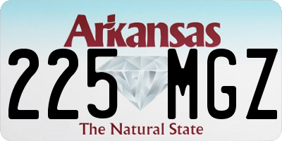 AR license plate 225MGZ