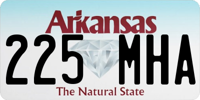 AR license plate 225MHA