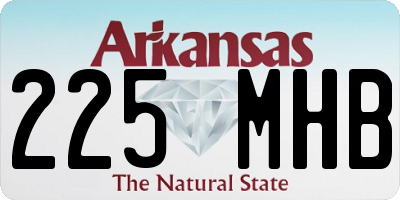 AR license plate 225MHB