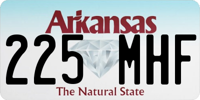 AR license plate 225MHF