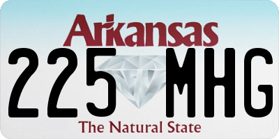 AR license plate 225MHG