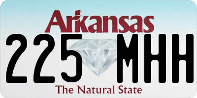 AR license plate 225MHH