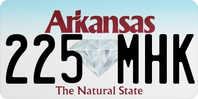 AR license plate 225MHK