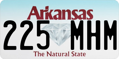 AR license plate 225MHM