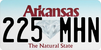 AR license plate 225MHN