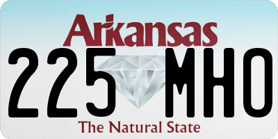 AR license plate 225MHO