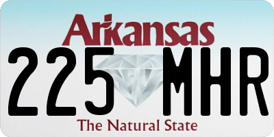 AR license plate 225MHR