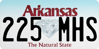 AR license plate 225MHS