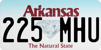 AR license plate 225MHU