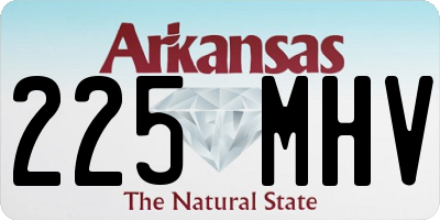 AR license plate 225MHV