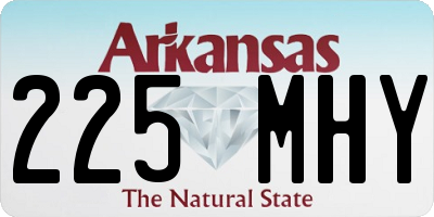 AR license plate 225MHY